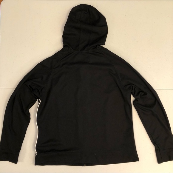 Cheetah Athletic Lightweight Black Hooded Zip-Up Jacket Size L - Picture 2 of 6